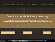 Tablet Screenshot of cubetribe.de